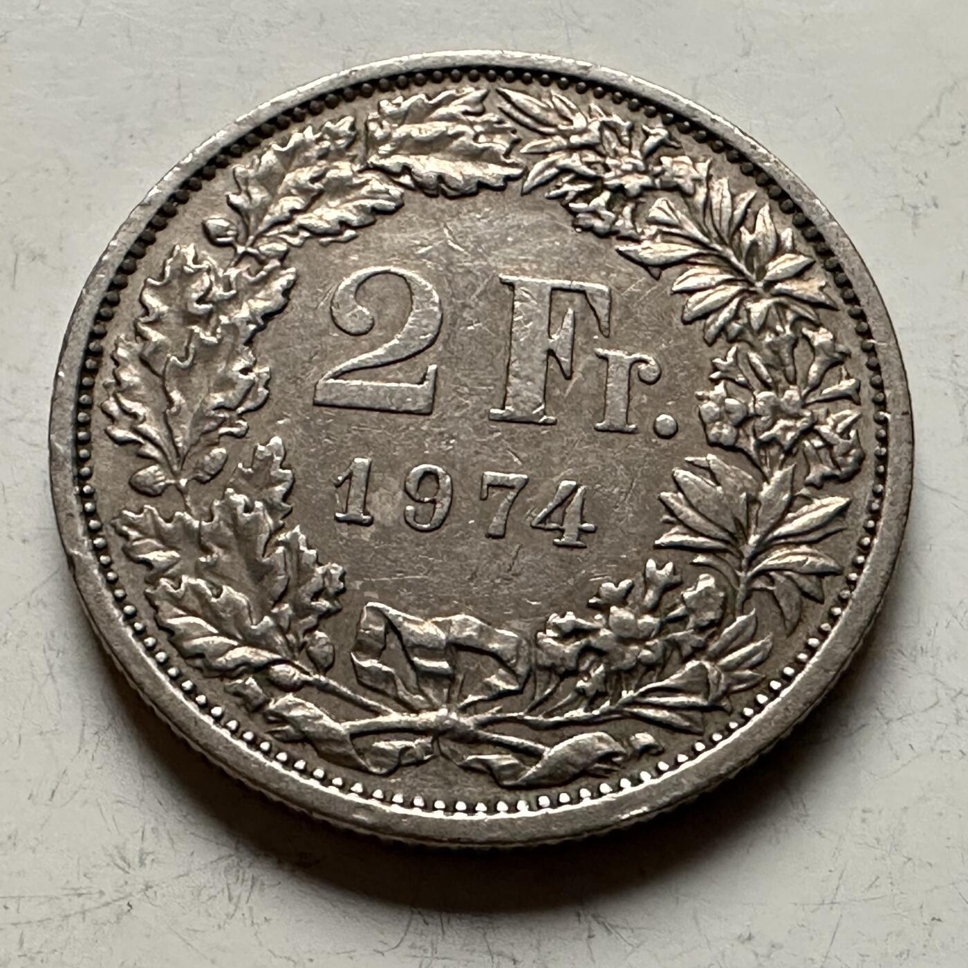 🌹外币初藏🌹🐯2026年第13场  每周二四六晚8️⃣点 接代拍 瑞士1974年2法郎