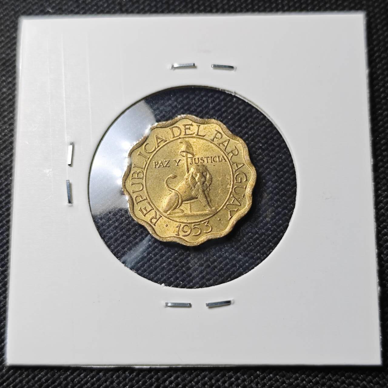 KK钱币收藏小铺  第390期  2月预留时间 周末发货  巴拉圭10分铜币