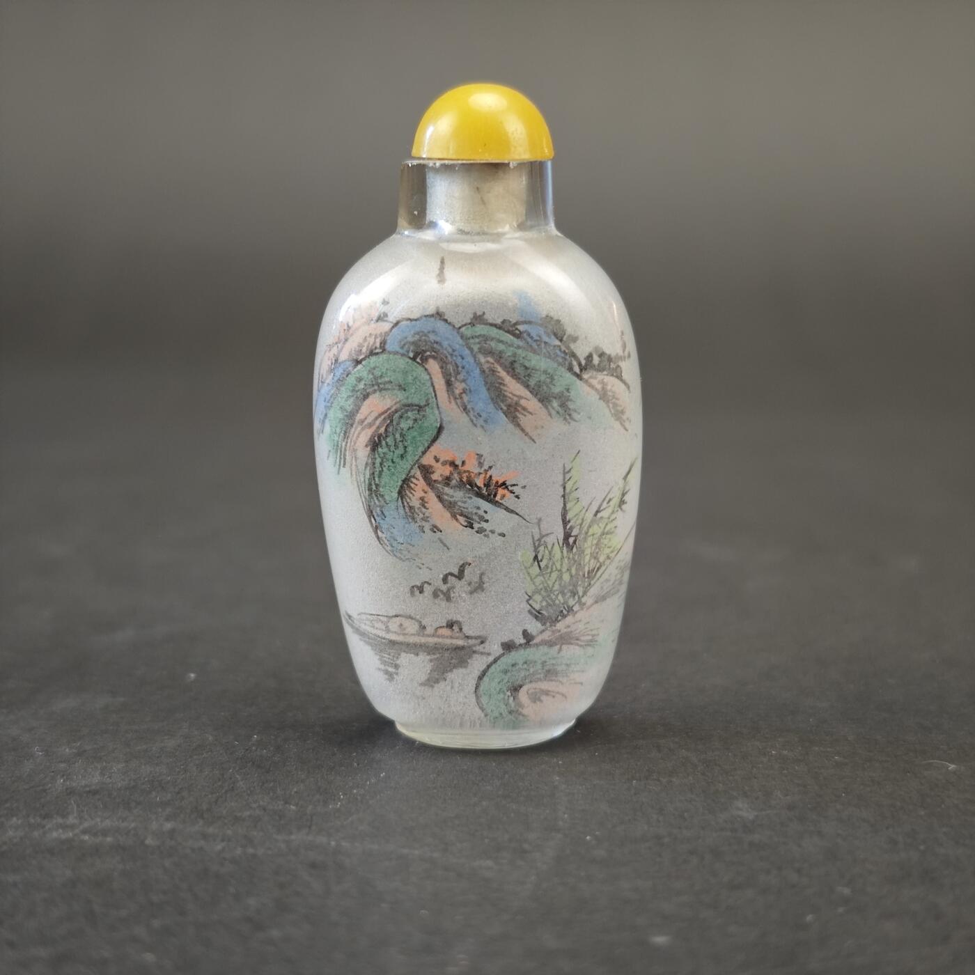 上海都达杂项专场九（全场包邮） 清 内画山水鼻烟壶1-542