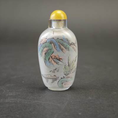 上海都达杂项专场九（全场包邮） - 清 内画山水鼻烟壶1-542