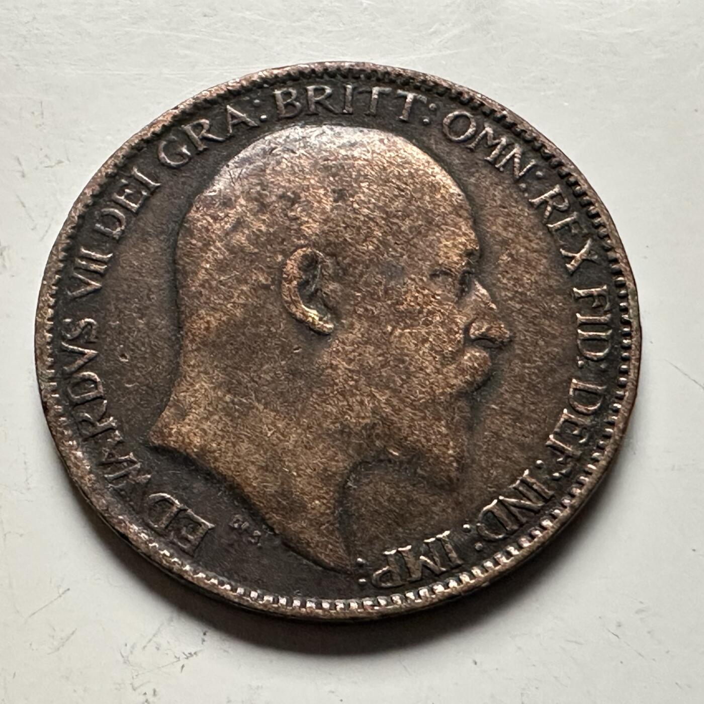 🌹外币初藏🌹🐯2026年第13场  每周二四六晚8️⃣点 接代拍 英国爱德华七世一法新 背面磨光