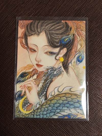 阳大大卡牌拍卖第96期（持续收拍品，周五晚上九点截拍，进群福利早知道） - 【手绘卡】天马行空 极品手绘 星隅 龙阳