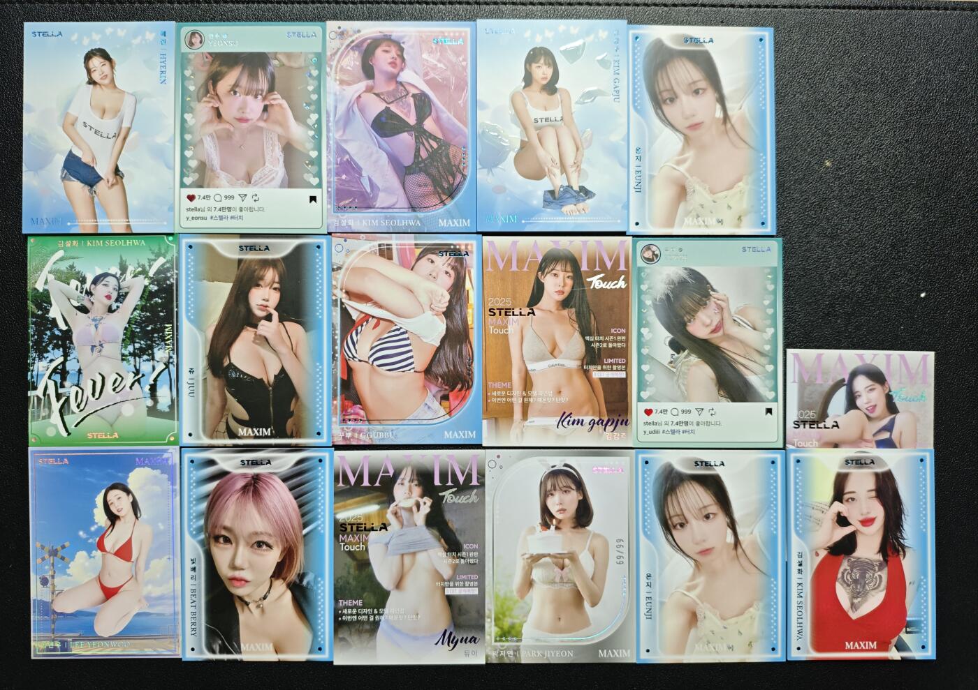 天玑星卡拍第168期《2.3周二截拍艺气风发》持续收拍收评中 满赠卡需备注 女团卡 十七张