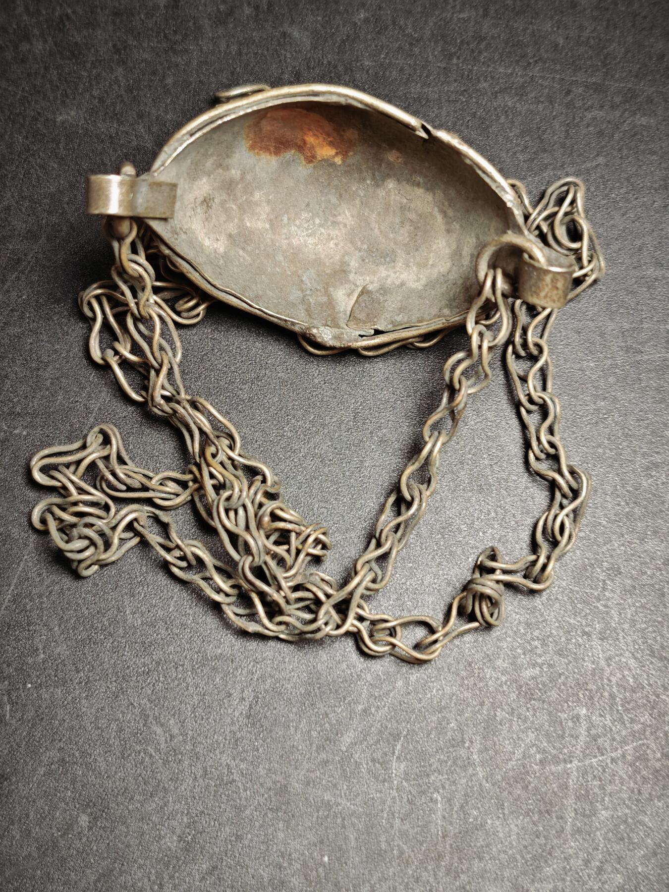 113期新疆红钱粟特钱币丝路钱币专场 巴基斯坦低银饰品，23.3克