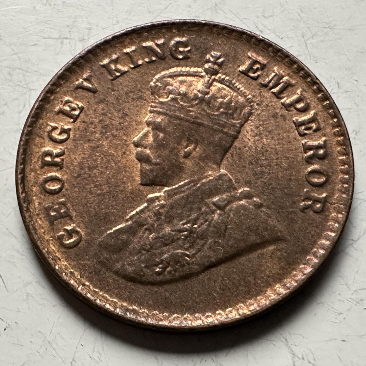 🌹外币初藏🌹🐯2026年第13场  每周二四六晚8️⃣点 接代拍 英属印度1920年1/12安娜 c