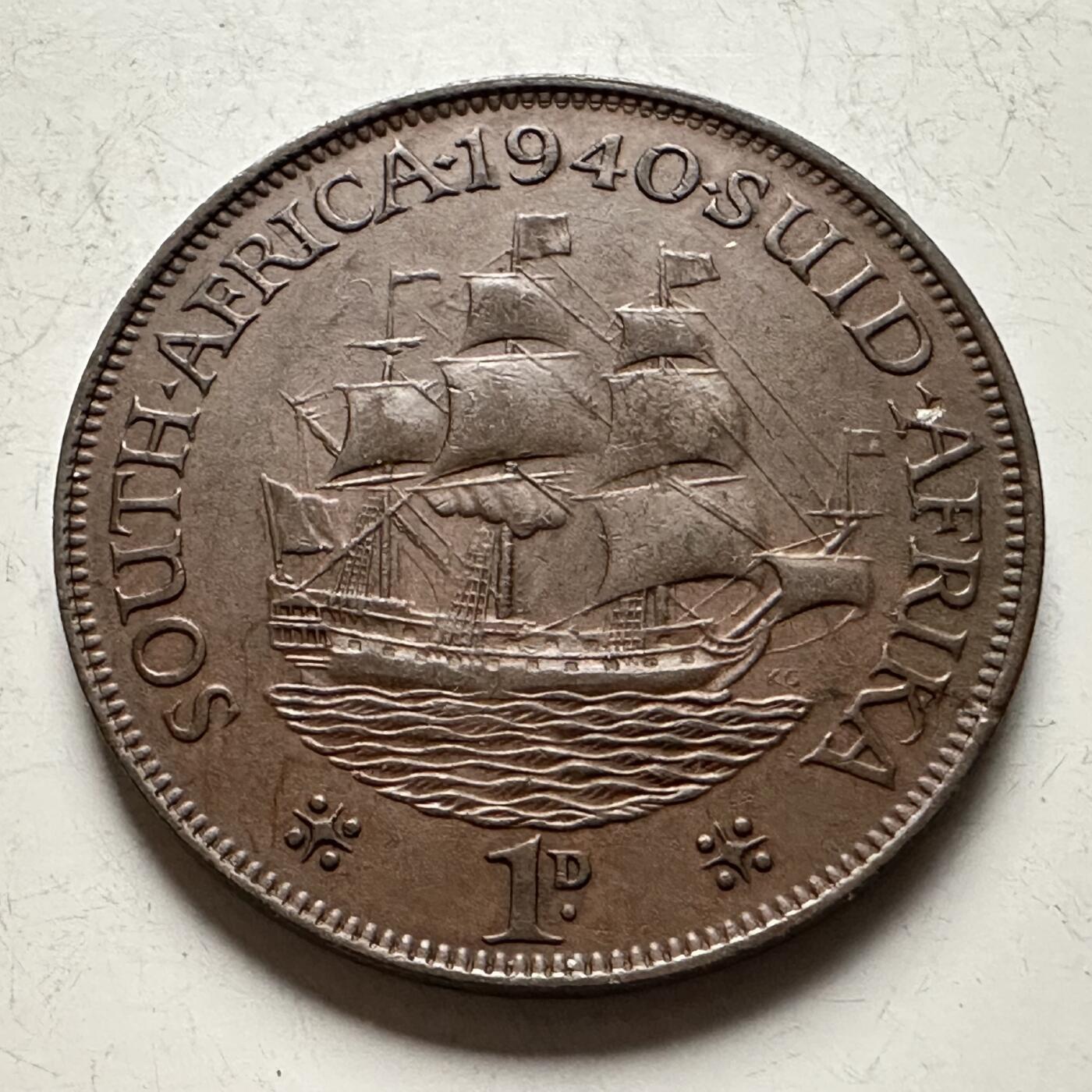 🌹外币初藏🌹🐯2026年第13场  每周二四六晚8️⃣点 接代拍 英属南非1940年一便士