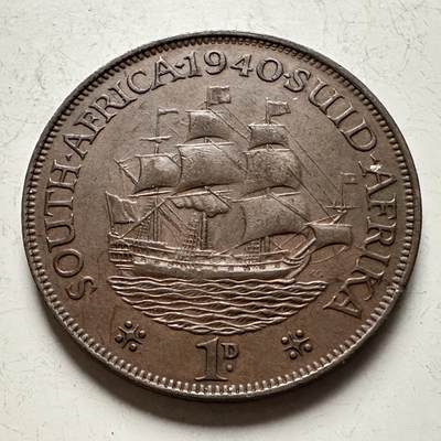 🌹外币初藏🌹🐯2026年第13场  每周二四六晚8️⃣点 接代拍 - 英属南非1940年一便士