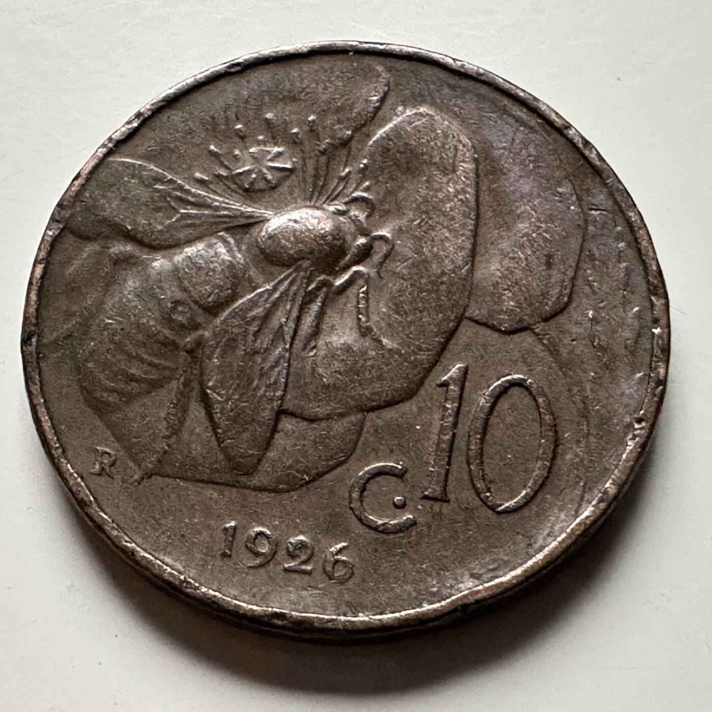 🌹外币初藏🌹🐯2026年第13场  每周二四六晚8️⃣点 接代拍 意大利1926年10分