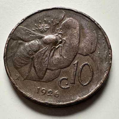 🌹外币初藏🌹🐯2026年第13场  每周二四六晚8️⃣点 接代拍 - 意大利1926年10分