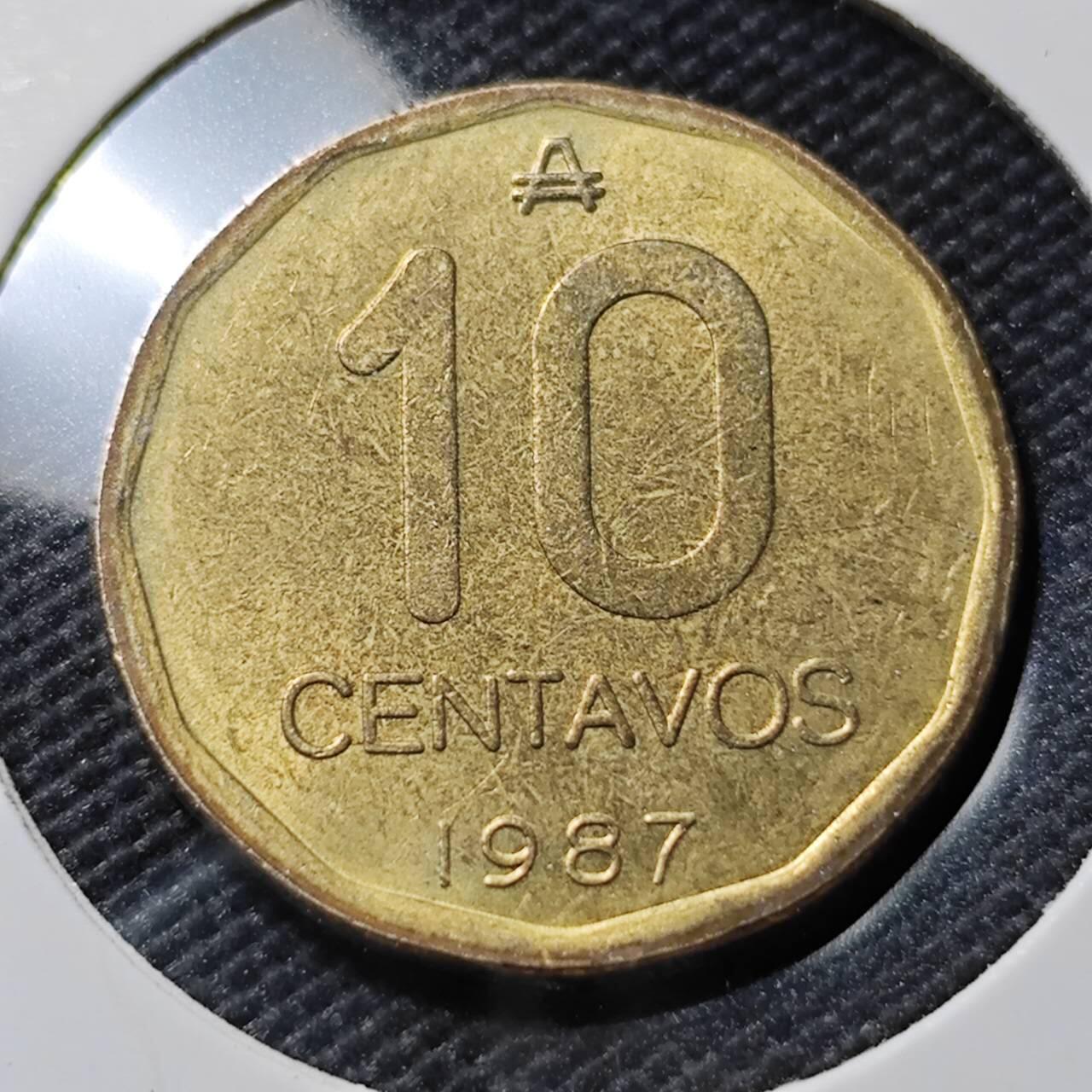 KK钱币收藏小铺  第390期  2月预留时间 周末发货  阿根廷10分 好品