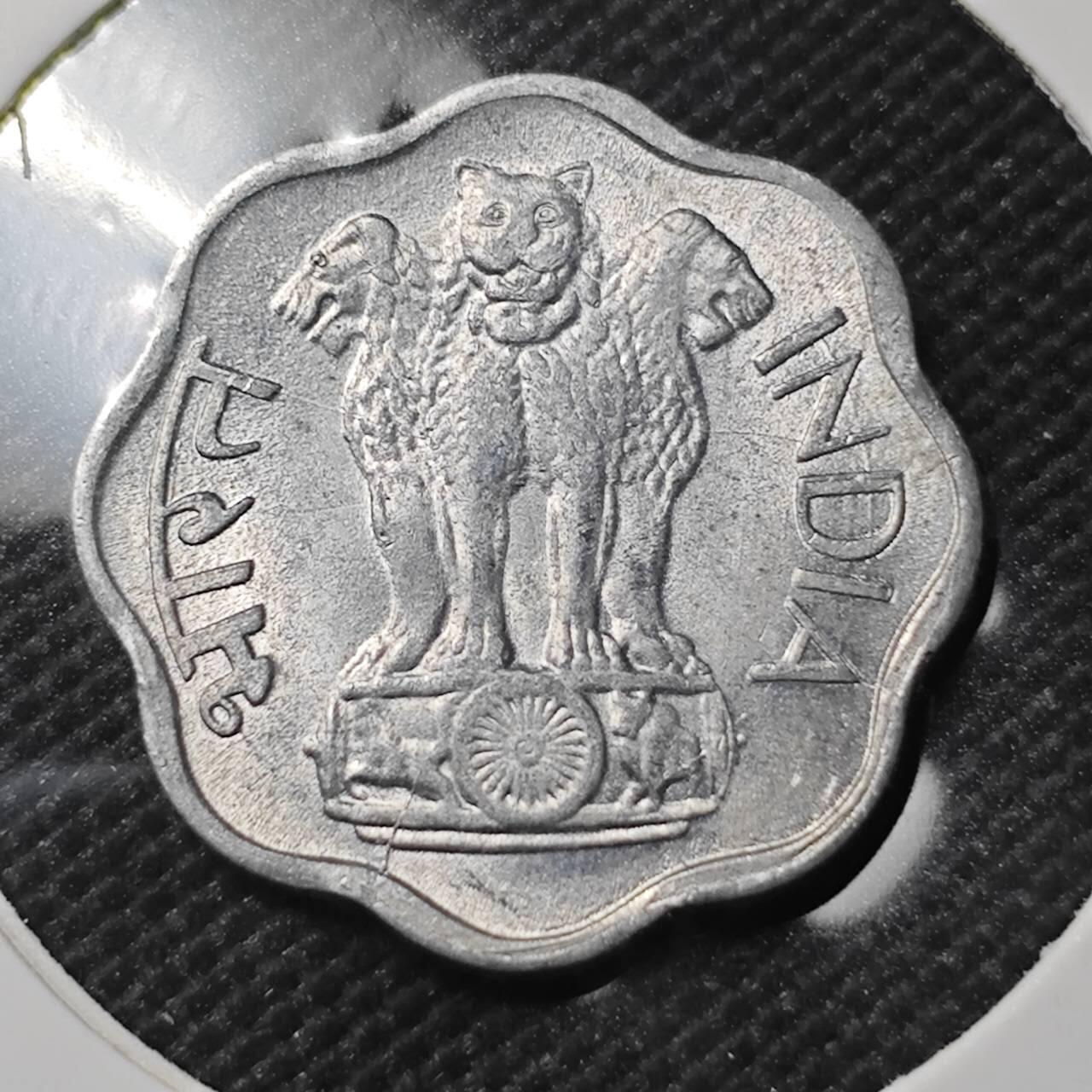 KK钱币收藏小铺  第390期  2月预留时间 周末发货  1978印度2派沙 好品