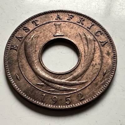 🌹外币初藏🌹🐯2026年第13场  每周二四六晚8️⃣点 接代拍 - 英属东非1952年一分