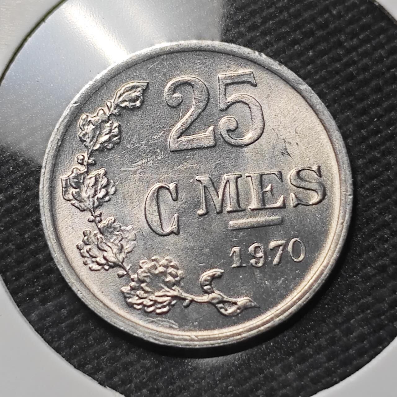 KK钱币收藏小铺  第390期  2月预留时间 周末发货  1970摩洛哥25分