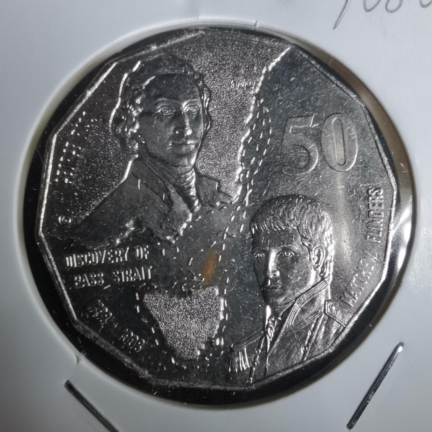 沼泽如烟--第976场 澳大利亚1998年50分纪念币