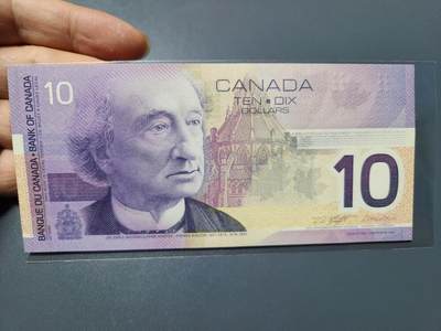 1月27号晚上8点 外国纸币自动截拍第14场 - 加拿大10元新品