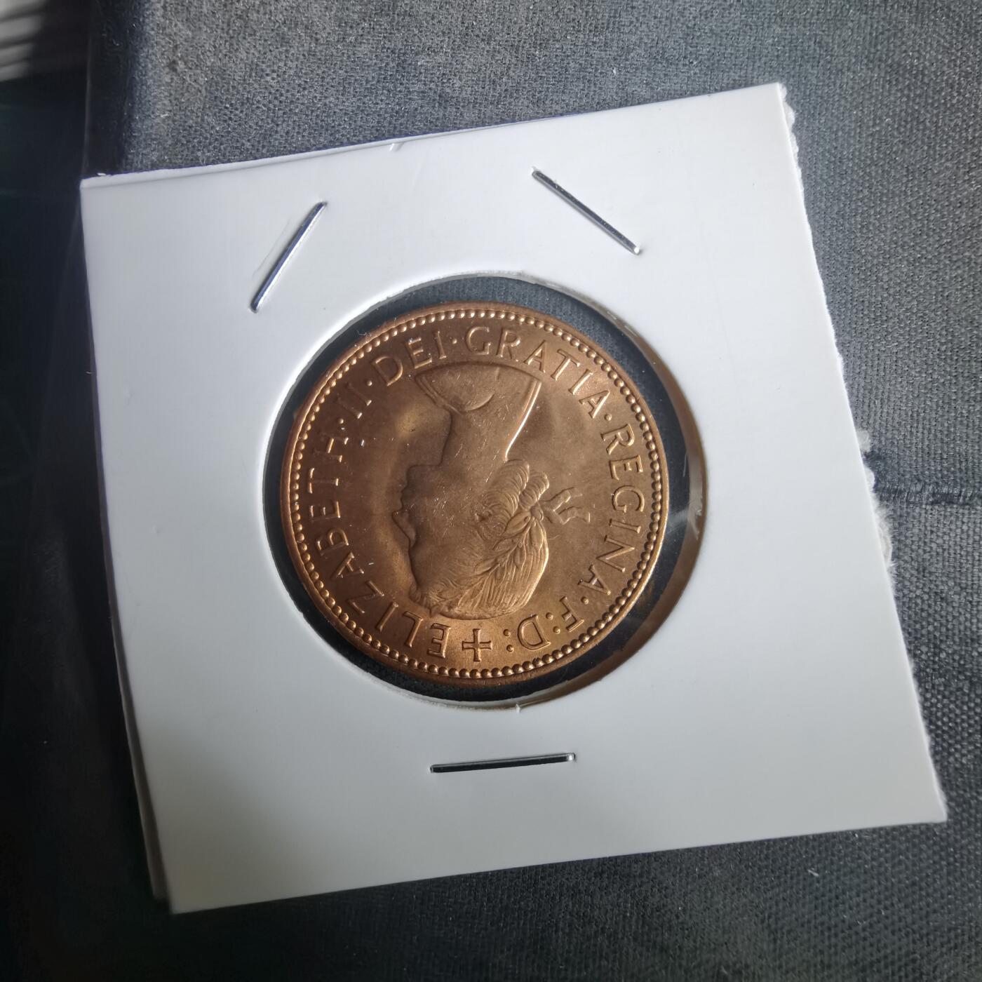 沼泽如烟--第976场 英国1967年半便士