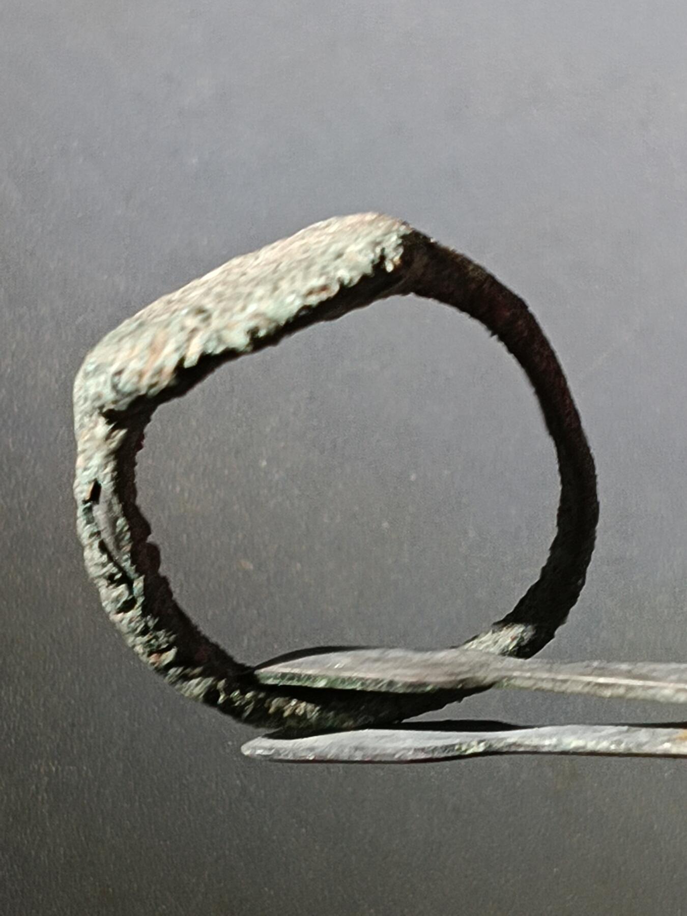 113期新疆红钱粟特钱币丝路钱币专场 老铜戒指