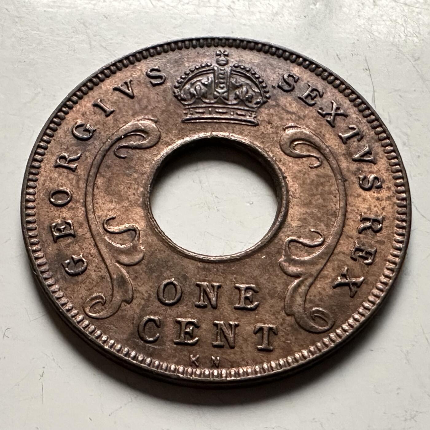 🌹外币初藏🌹🐯2026年第13场  每周二四六晚8️⃣点 接代拍 英属东非1952年一分