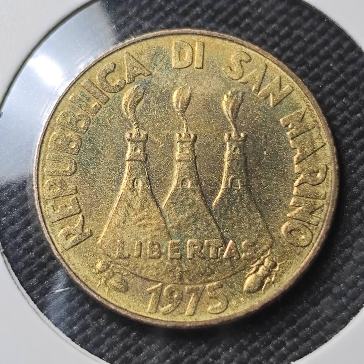 KK钱币收藏小铺  第390期  2月预留时间 周末发货  圣马力诺20里拉