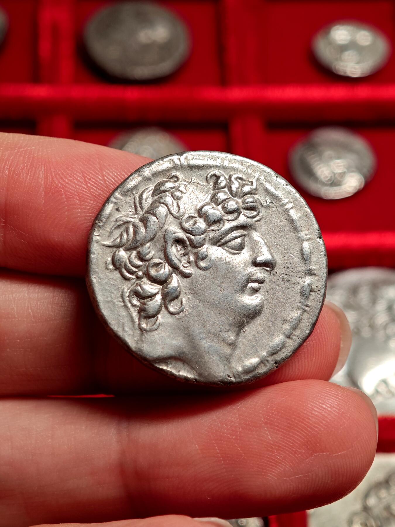 古希腊塞琉古王国腓力一世宙斯四德银币