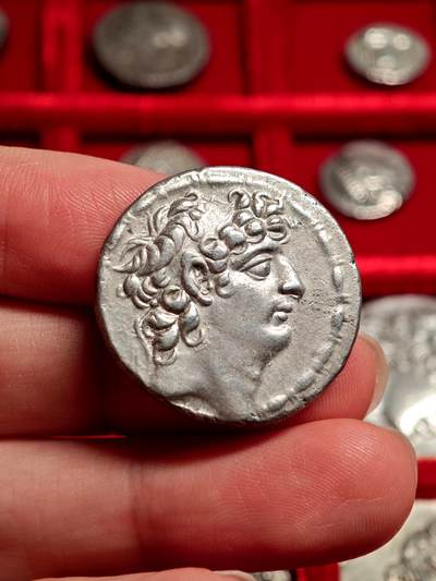 古希腊塞琉古王国腓力一世宙斯四德银币 - 古希腊塞琉古王国腓力一世宙斯四德银币