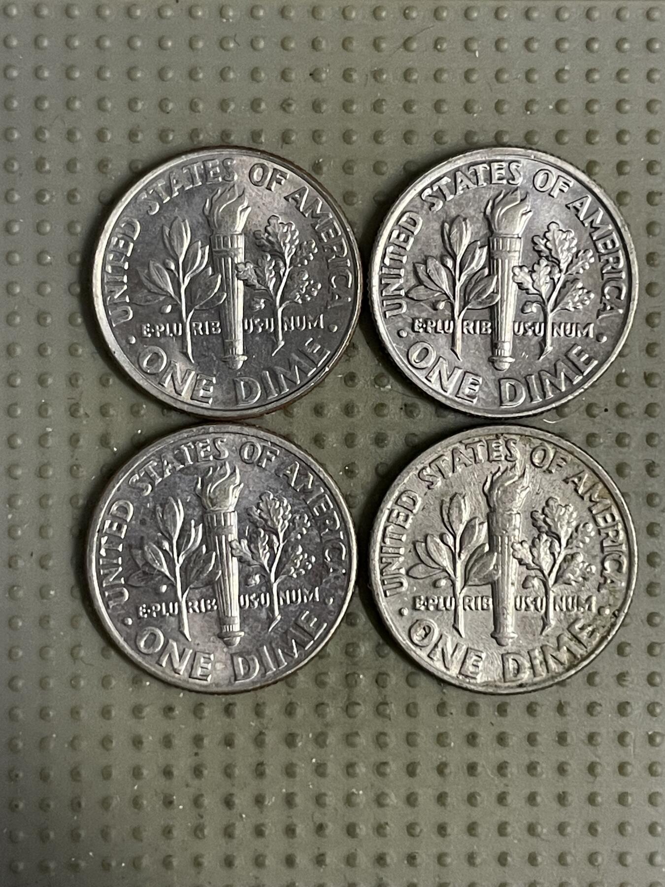 2026年第18场各国散币拍卖（总第168场） 美国10美分4枚