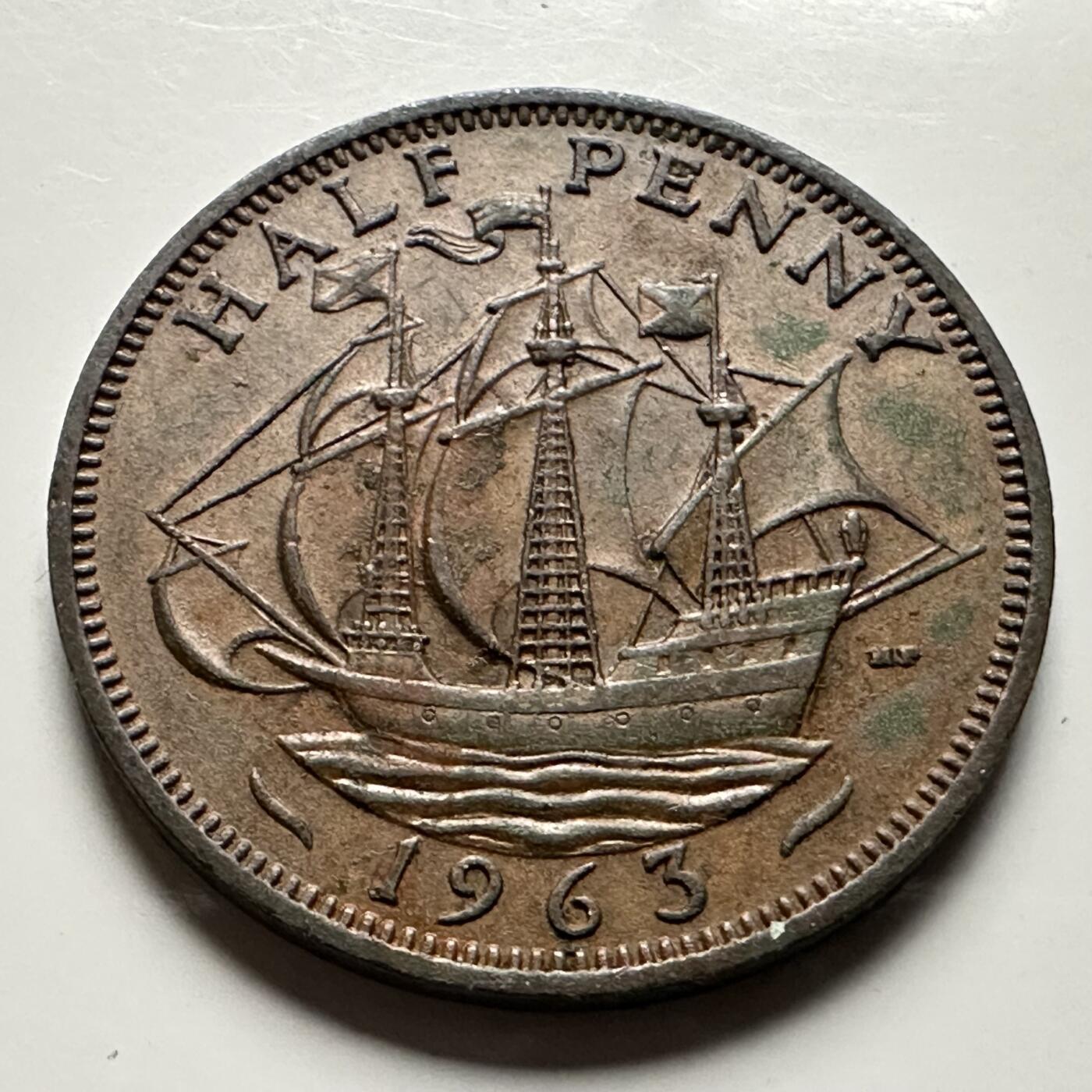 🌹外币初藏🌹🐯2026年第13场  每周二四六晚8️⃣点 接代拍 英国1963年1/2便士