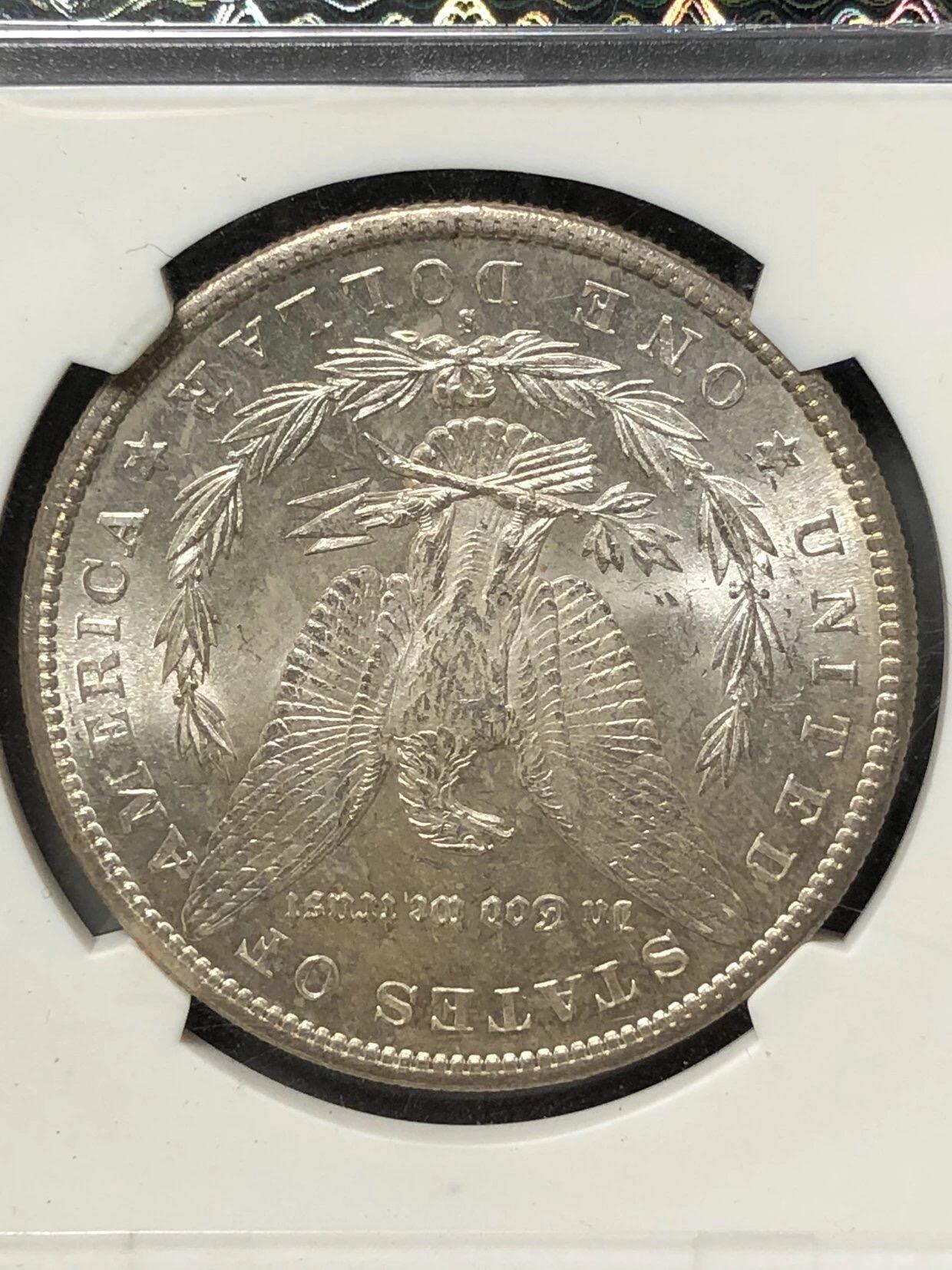 喵了个咪的第一期古钱币拍卖专场 美国摩根银币