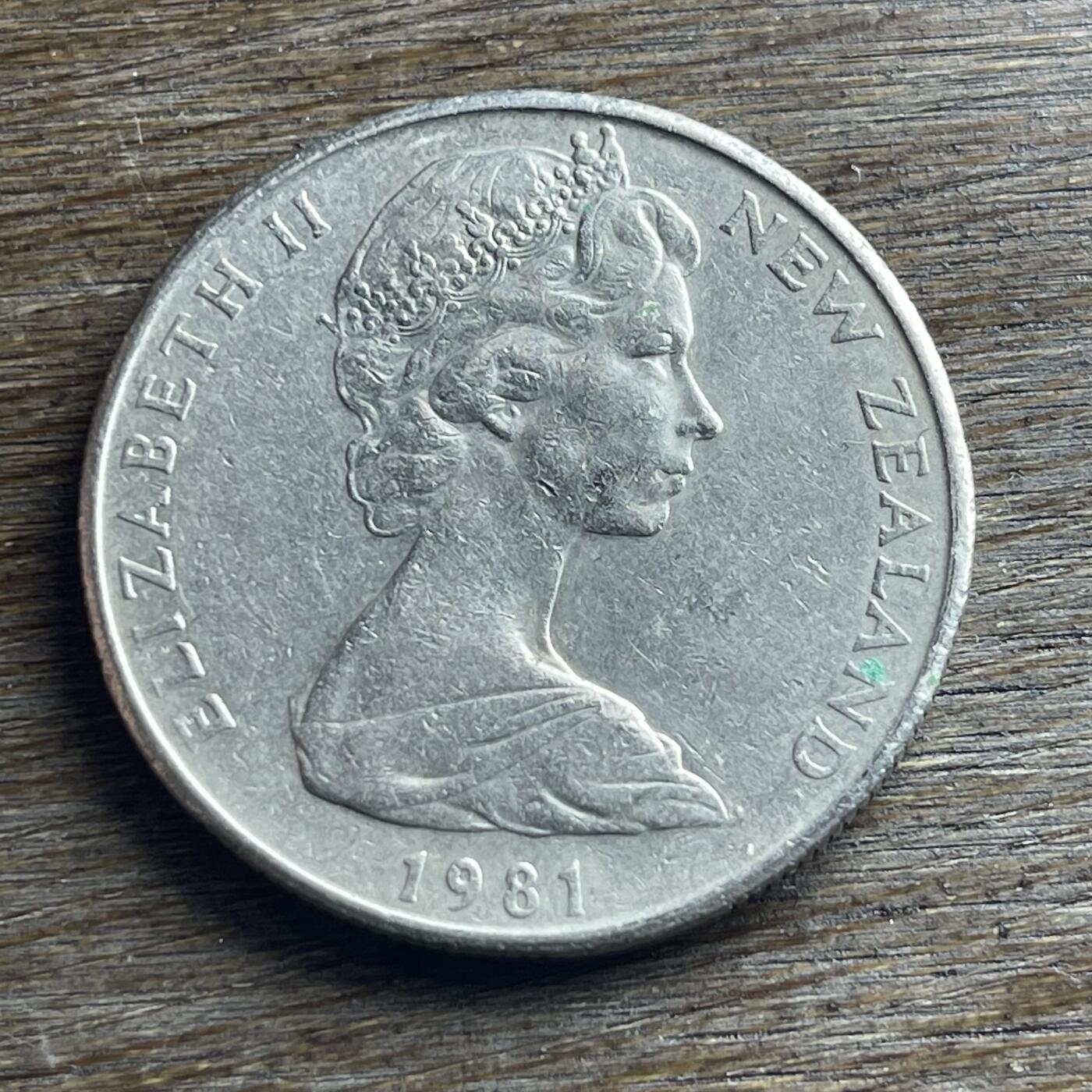 【本场4.12号发货】★第145加场★精品硬币 套币专场 不寄存，200包邮。不满200元，支付5元运费。《接受代拍 代送NGC评级》 100【无寄存】1981 新西兰 50分镍币