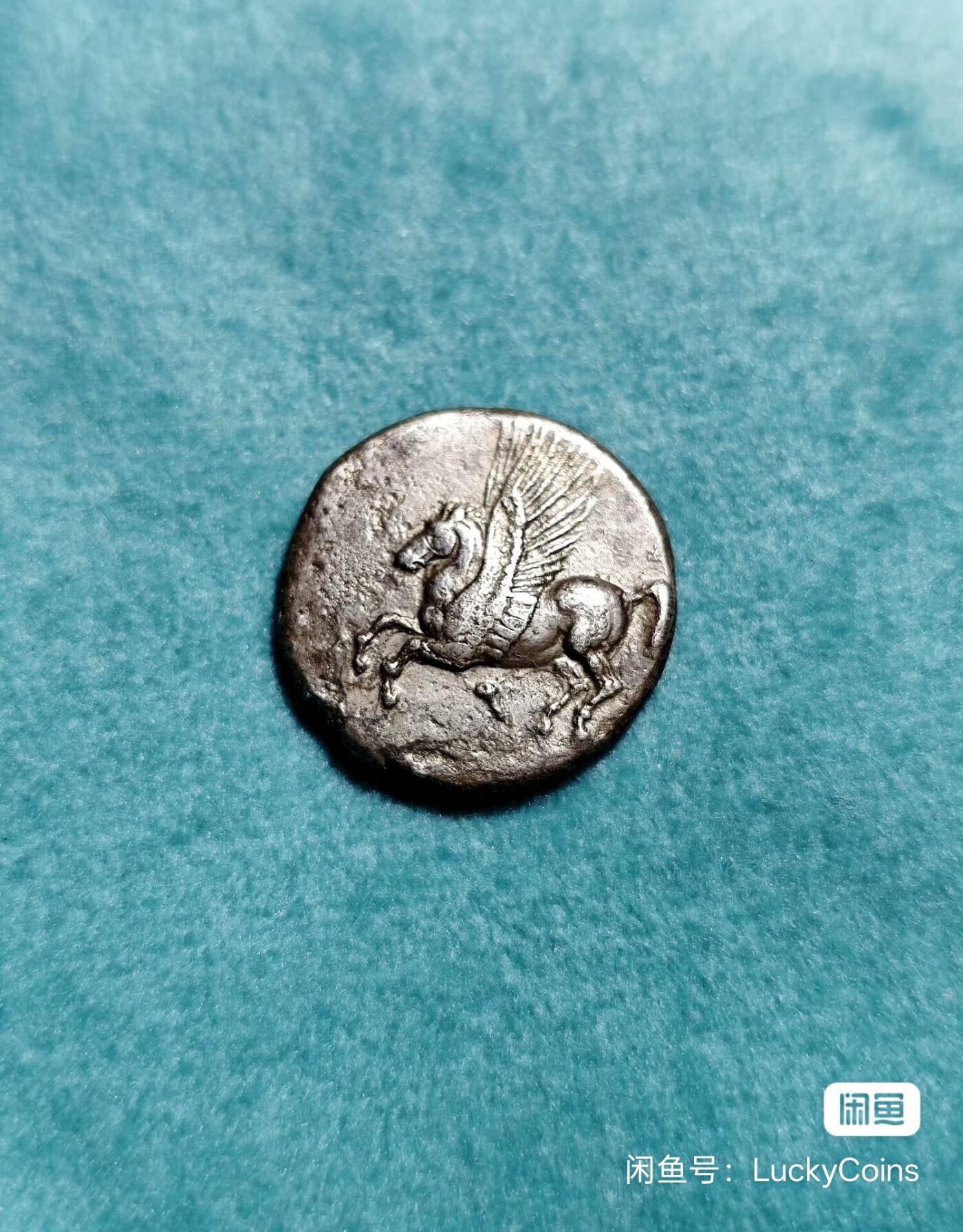 评级古希腊雅典娜和飞马银币-水瓶座守护神