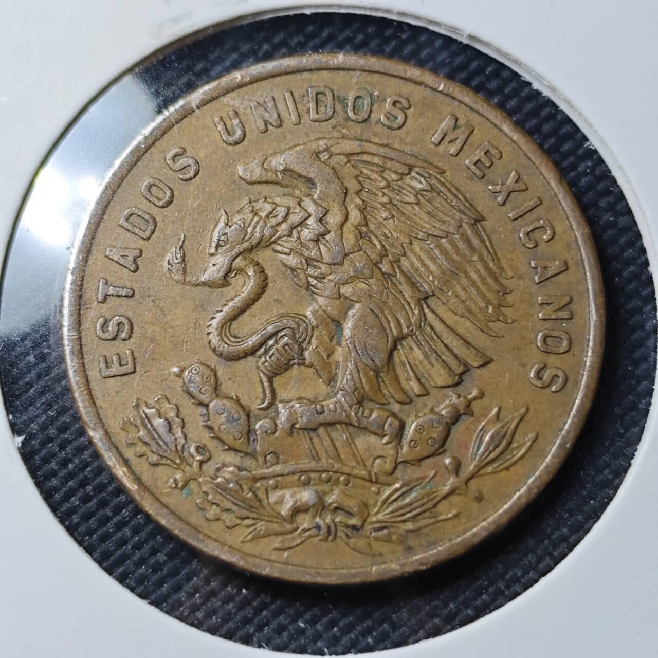 KK钱币收藏小铺  第390期  2月预留时间 周末发货  墨西哥20分铜币