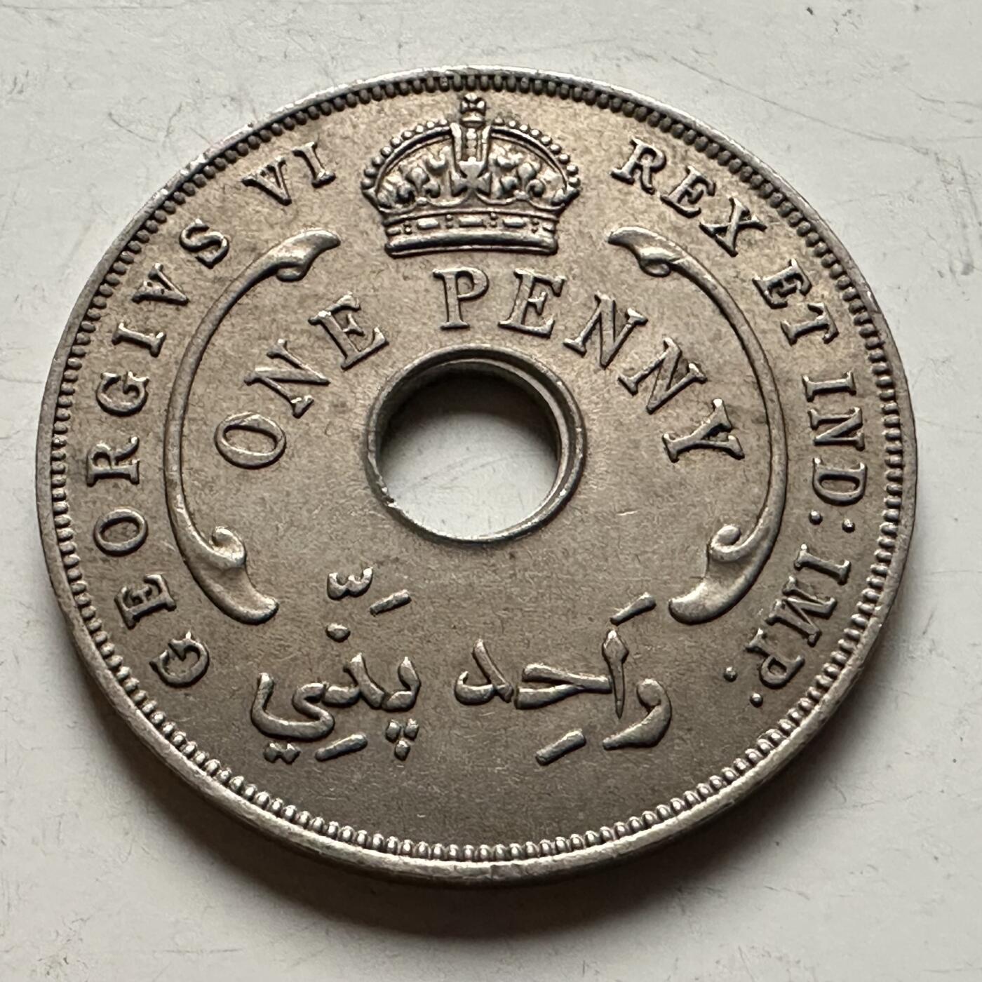 🌹外币初藏🌹🐯2026年第13场  每周二四六晚8️⃣点 接代拍 英属西非1940年一便士