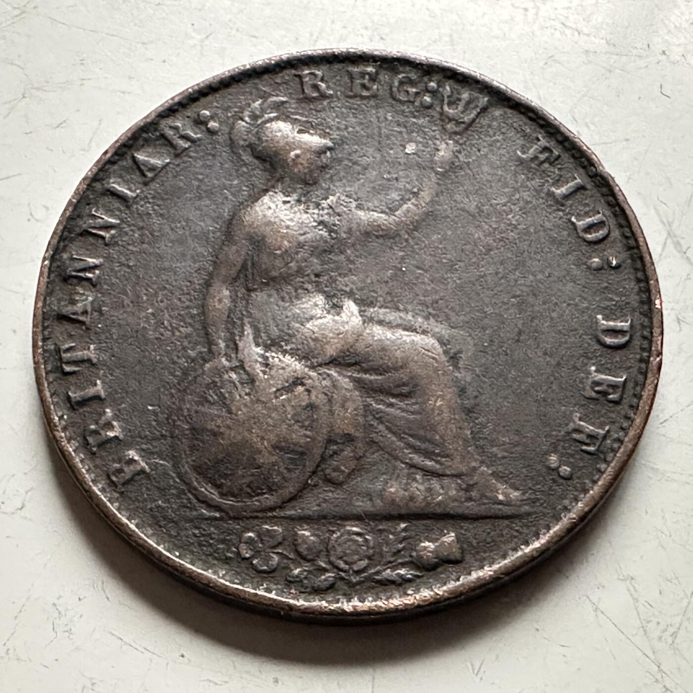 🌹外币初藏🌹🐯2026年第13场  每周二四六晚8️⃣点 接代拍 英国1858年1/2便士