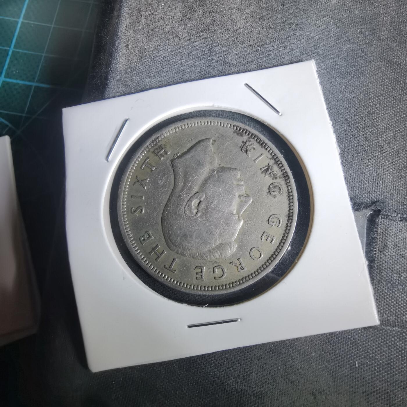 沼泽如烟--第976场 新西兰1950年半克朗