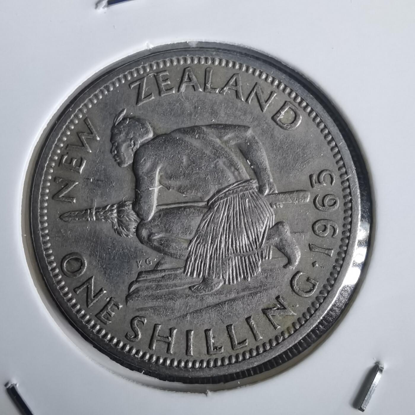 沼泽如烟--第976场 新西兰1965年1先令