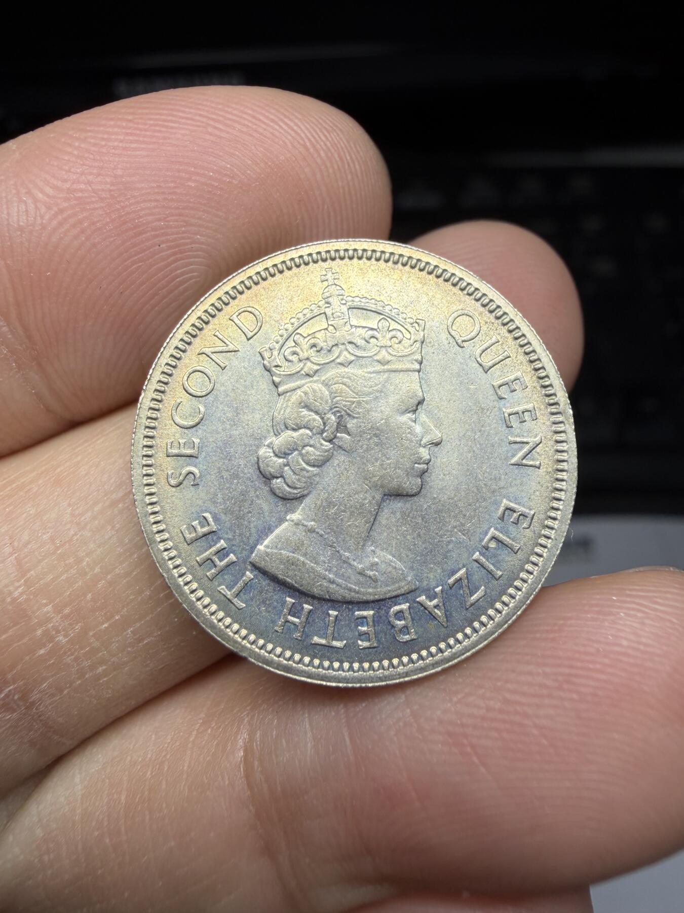 2025年集古藏今外币拍卖第二期-第1场—（总第301拍），可以寄存60天，满160元包邮。 1968年香港白铜伍毫