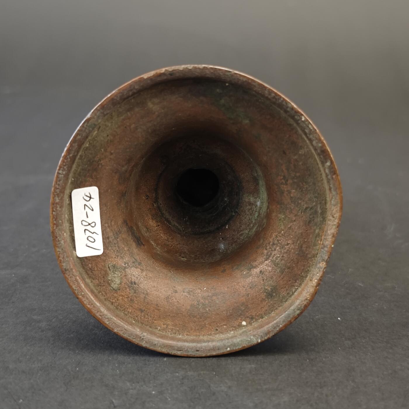 上海都达杂项专场九（全场包邮） 清初 铜莲花香插1-574