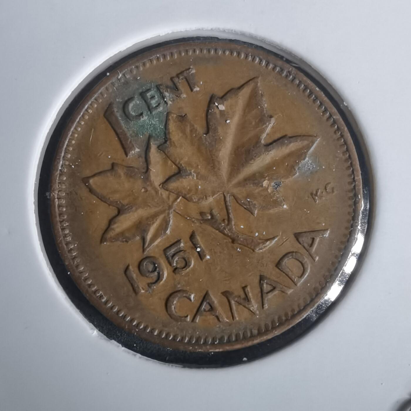 沼泽如烟--第976场 加拿大1951年一分