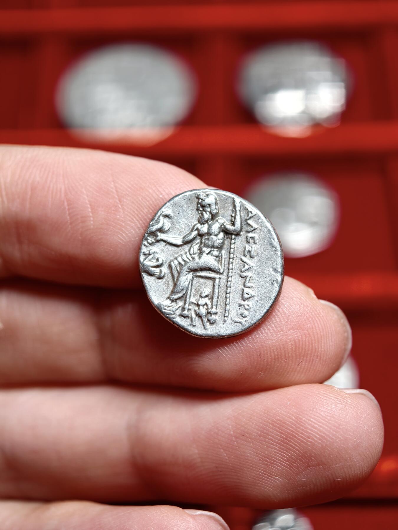 古希腊亚历山大大力神一德银币