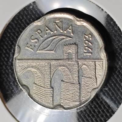 KK钱币收藏小铺  第388期  2月预留时间 周末发货 -  1993西班牙50比塞塔纪念币 少见主题