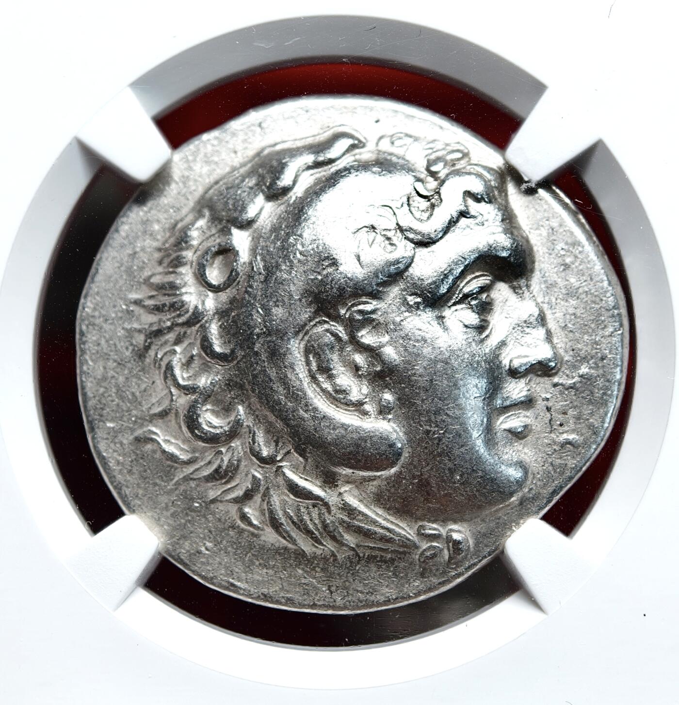 NGC评级古希腊亚历山大大力神四德银币