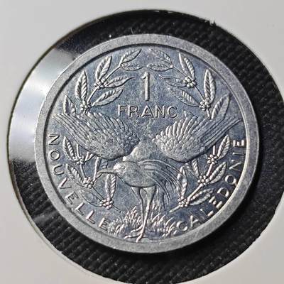 KK钱币收藏小铺  第390期  2月预留时间 周末发货 -  法属新喀里多尼亚1法郎