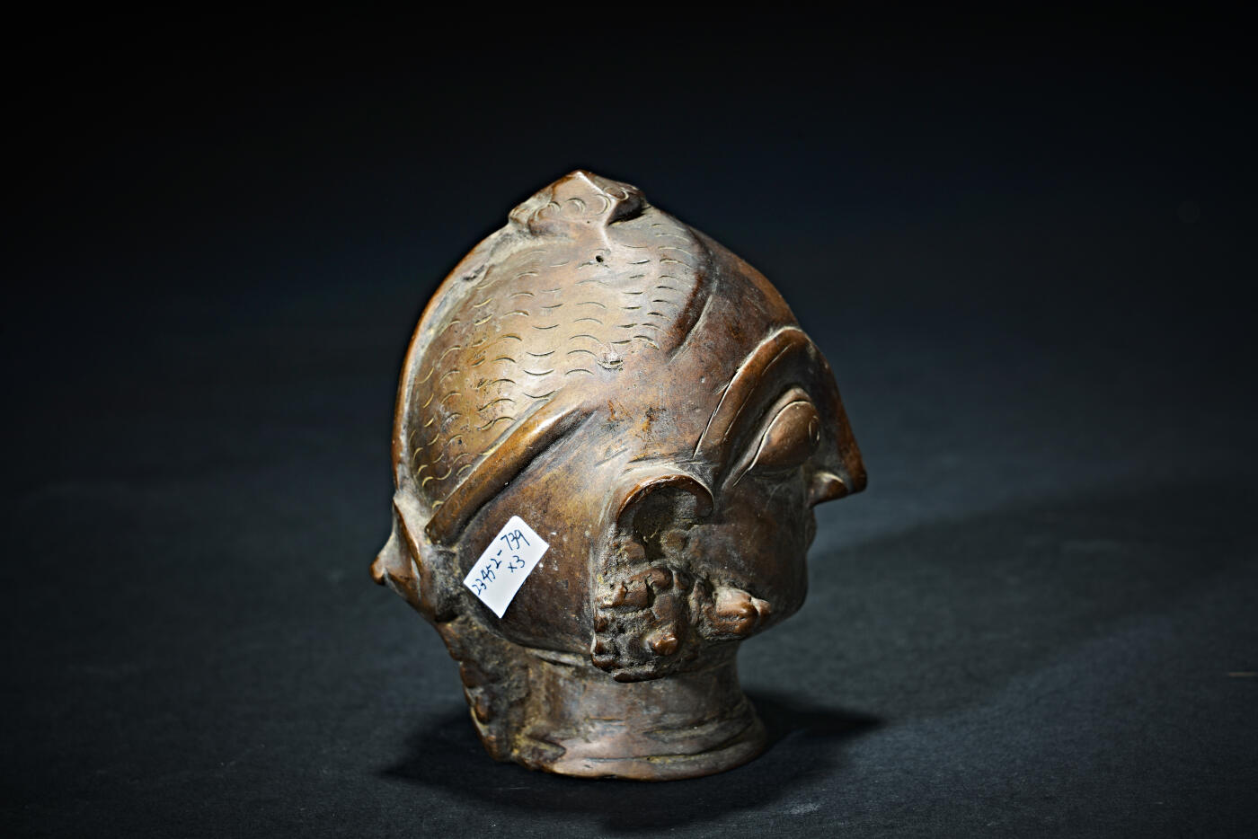 上海都达杂项专场九（全场包邮） 清 铜鎏金佛头1-401