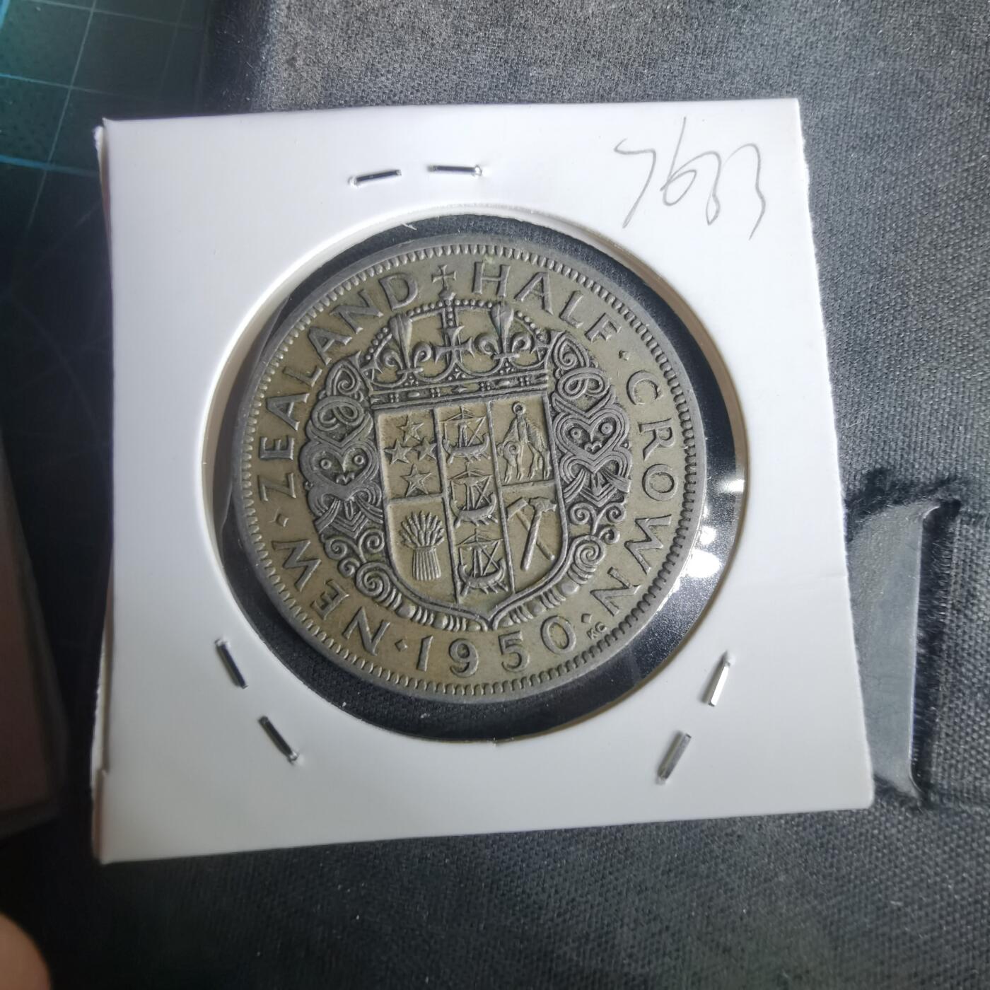 沼泽如烟--第976场 新西兰1950年半克朗