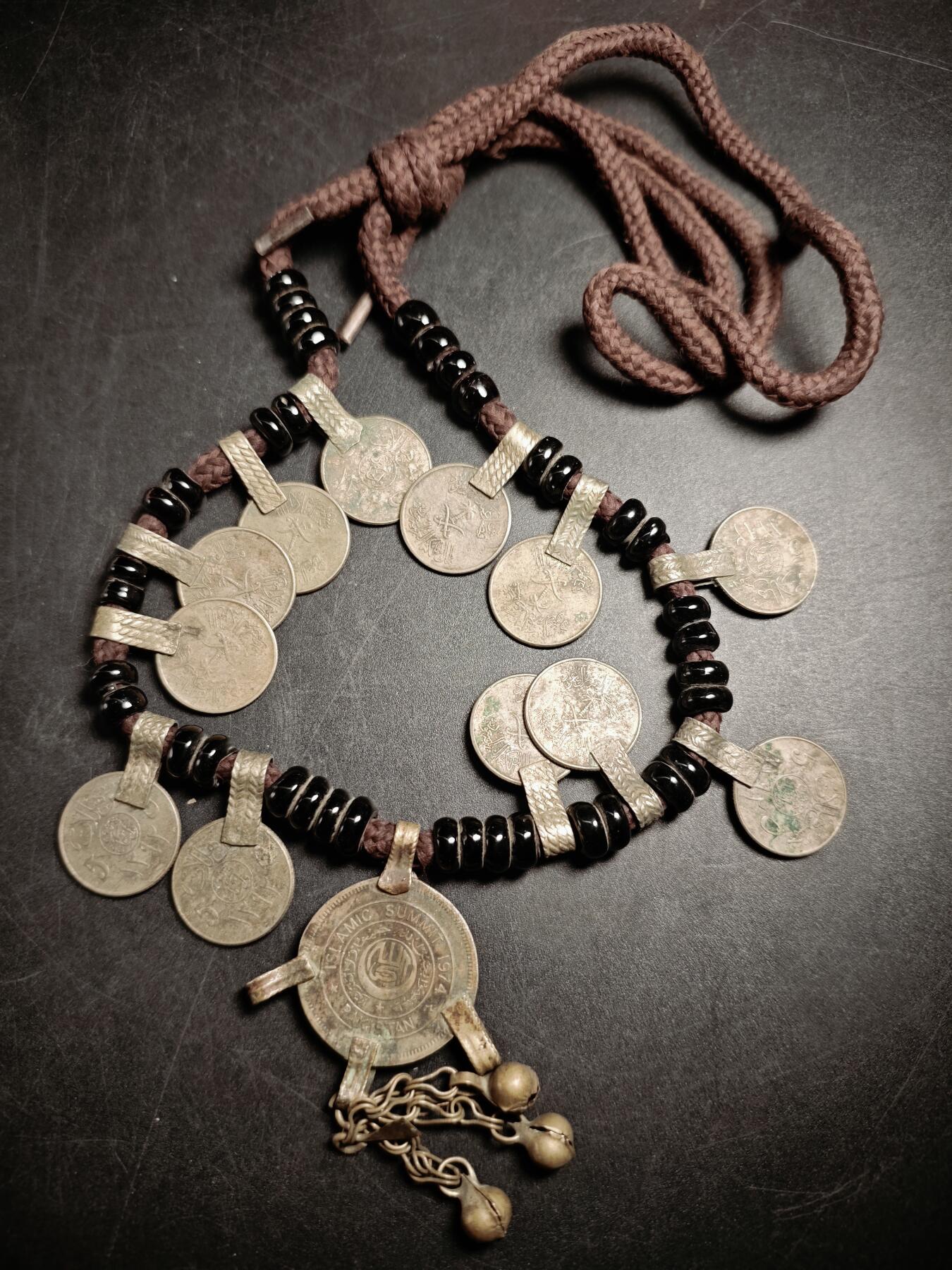 113期新疆红钱粟特钱币丝路钱币专场 巴基斯坦低银饰品，72.6克