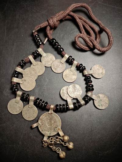 113期新疆红钱粟特钱币丝路钱币专场 - 巴基斯坦低银饰品，72.6克