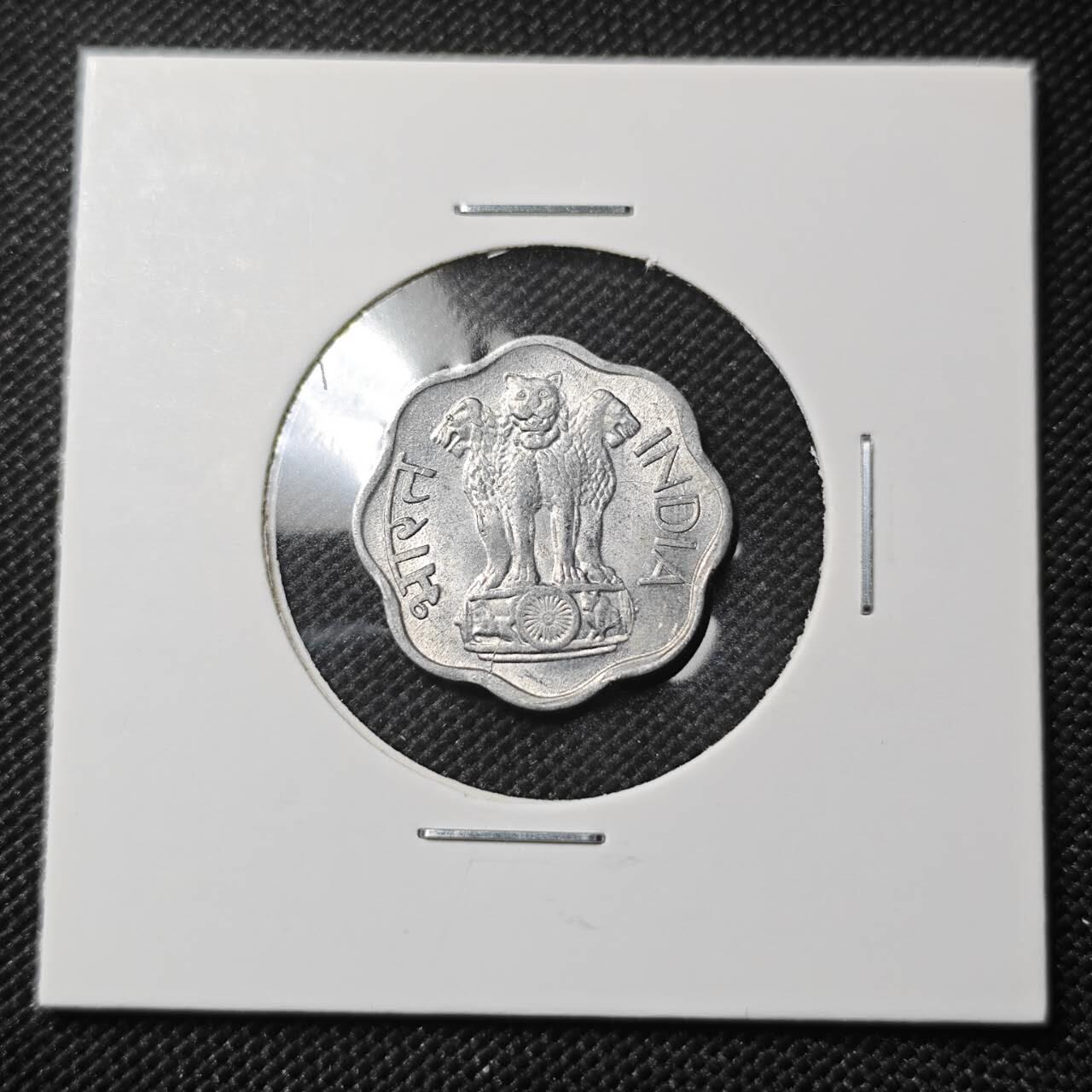 KK钱币收藏小铺  第390期  2月预留时间 周末发货  1978印度2派沙 好品