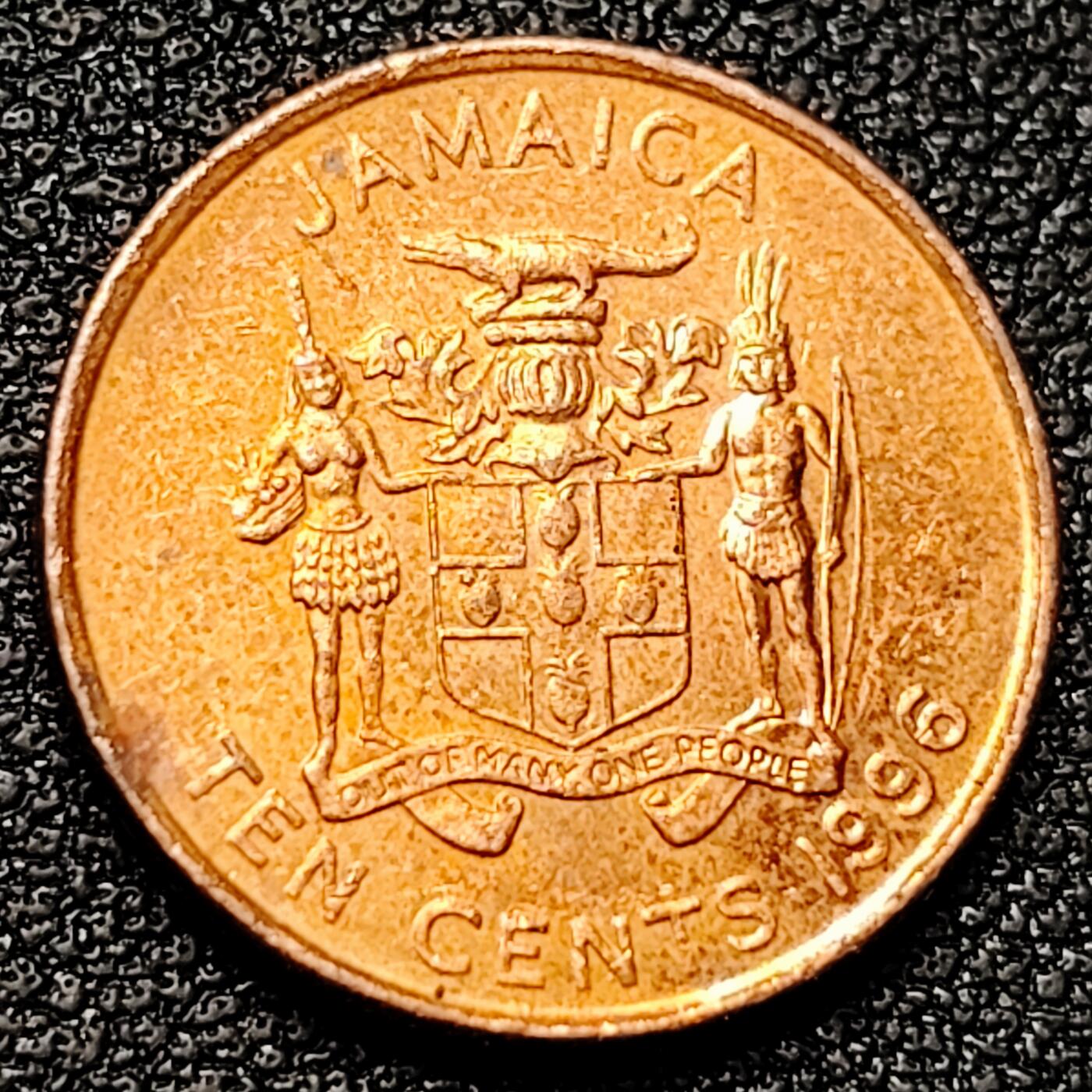 泉币菌-第176场- 精品福利场 民族英雄保罗博格尔 牙买加10分 硬币 17mm2.4g