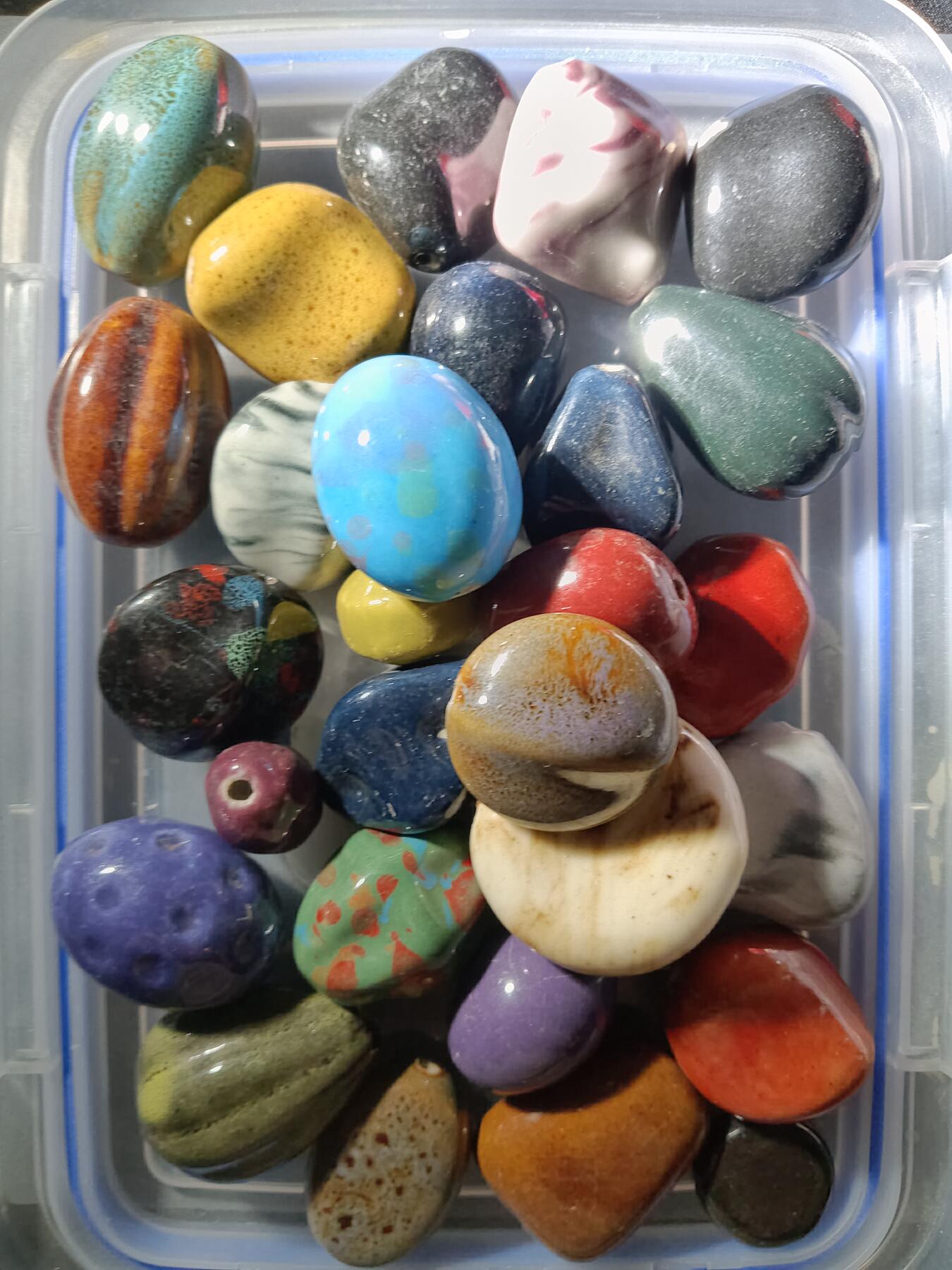 113期新疆红钱粟特钱币丝路钱币专场 巴基斯坦回流瓷珠