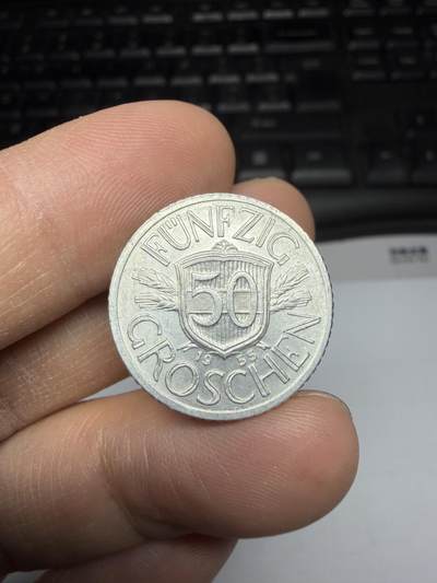 2025年集古藏今外币拍卖第二期-第1场—（总第301拍），可以寄存60天，满160元包邮。 - 1955年奥地利50分